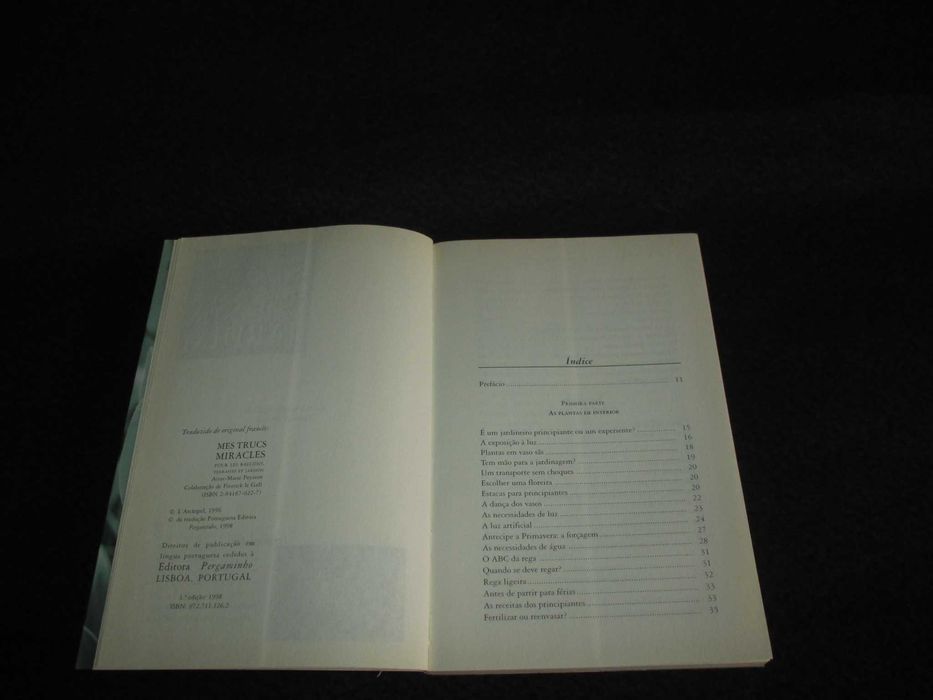 Livro Truques Milagrosos Para a Sua Varanda e Jardim