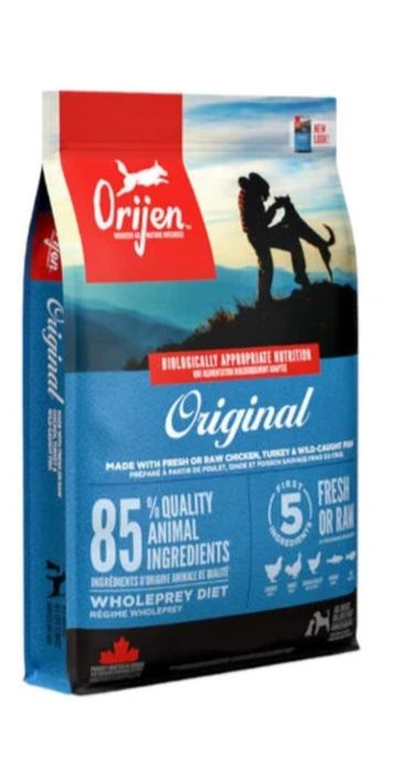 Ração Orijen Cão (Qualidade Super Premium) – 7€/kg