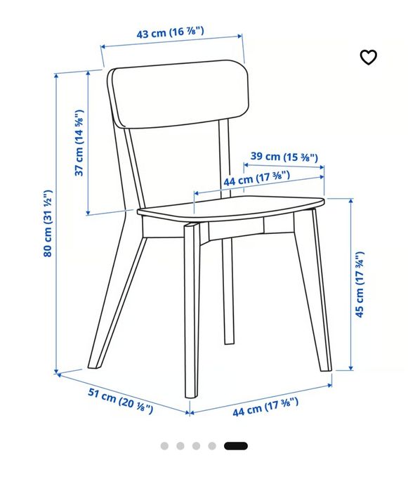 Ikea Lisabo 1/3 wartości