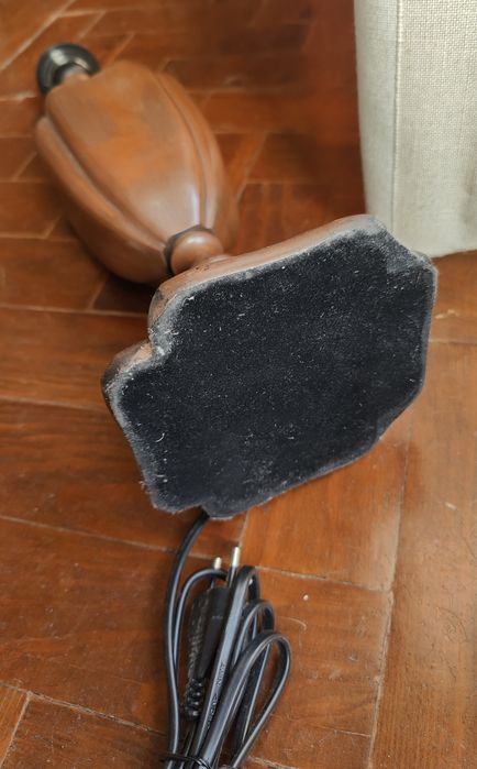 Candeeiro de mesa castanho 45cm
