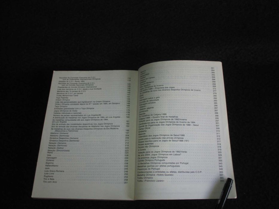 Livro Jogos Olímpicos e Olimpismo João Marreiros 1ª edição 1988