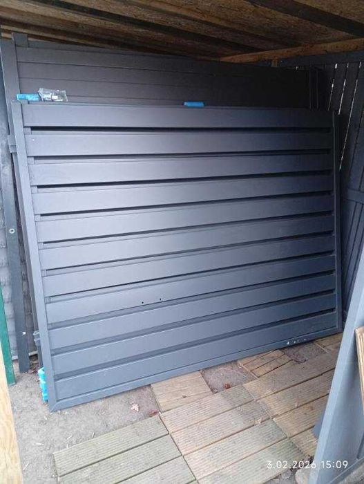 Brama dwuskrzydłowa antracyt 4x1.5m -Nowa- CENA 1500 PLN