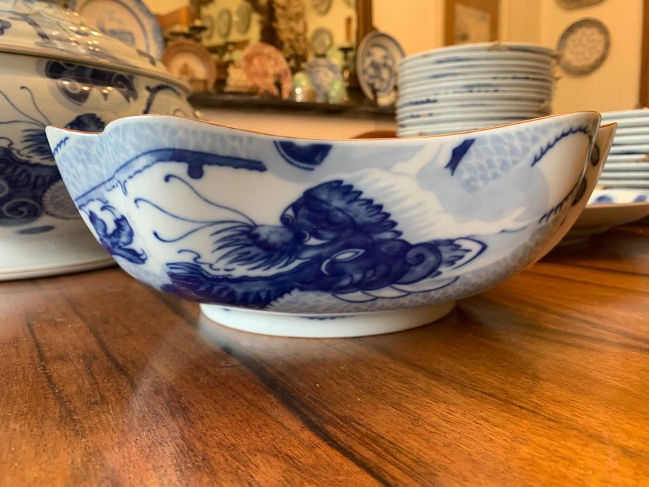 Serviço de jantar "Blue Dragon" Vista Alegre (Mottahedeh / Tiffany)