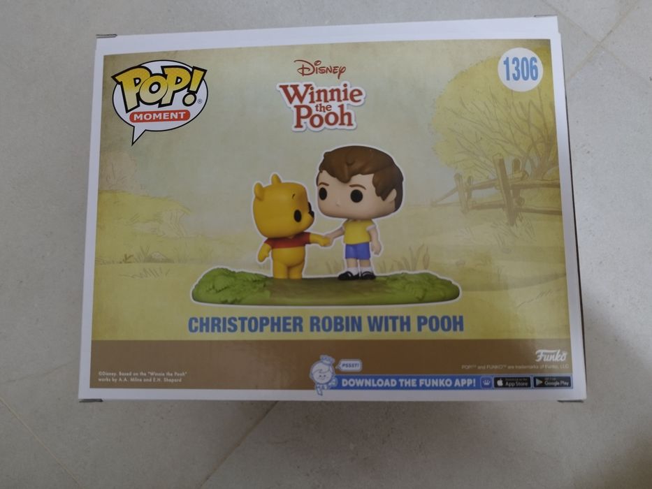 Funko POP!  Momento Disney Winnie the Pooh Christopher Robin com Winni