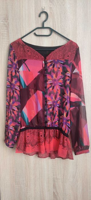 Bluzka koszula szyfonowa mgiełka S / M