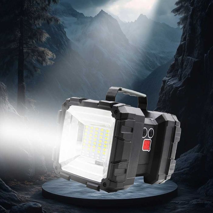 Ліхтар W844 прожектор акумуляторний потужний 1200 lm LED USB Powerbank