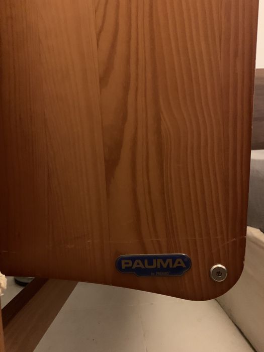 Berço em pinho com baloiço