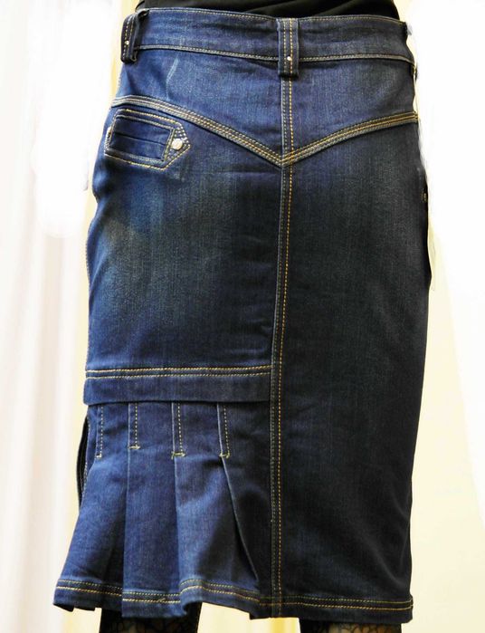 Юбка джинсовая красивая размер S ХS