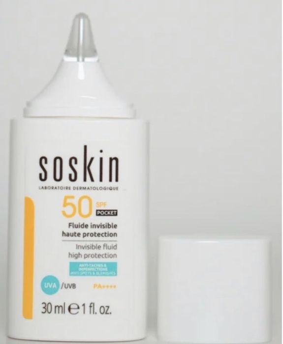 Soskin сонцезахисний флюїд spf50