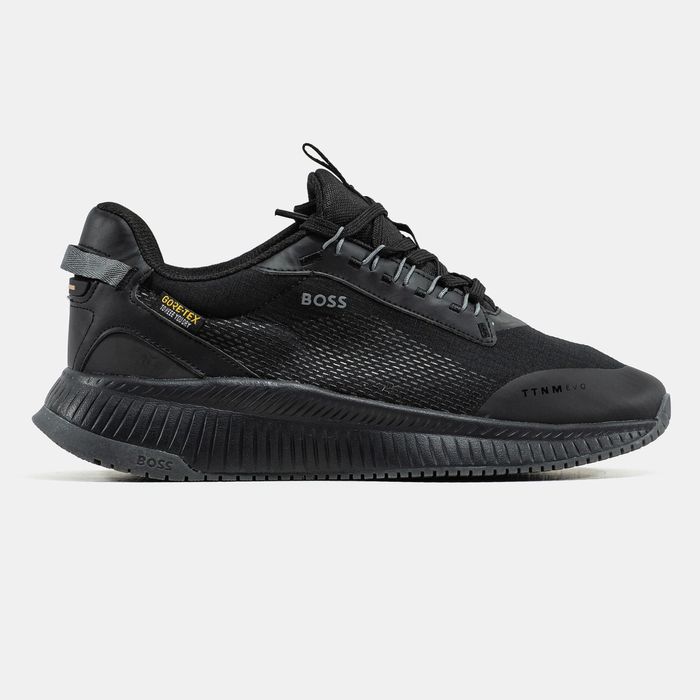 Кроссовки Hugo Boss Titanium Runn Evo Gore-Tex Black мужские оригинал новые кросівки нові чоловічі для міста та спорта