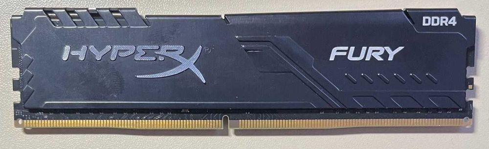 Оперативна пам'ять Kingston HyperX DDR4-2666 16GB PC4-21300 Fury Black (HX426C16FB4/16)