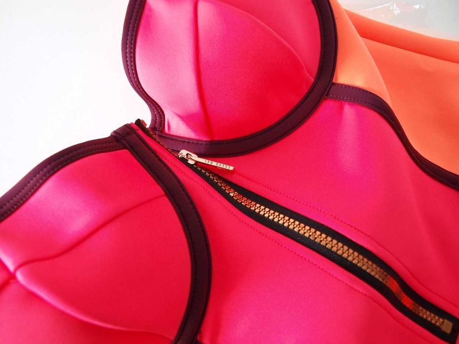 Ted Baker Scuba multi piankowy strój kostium kąpielowy neonowy insta