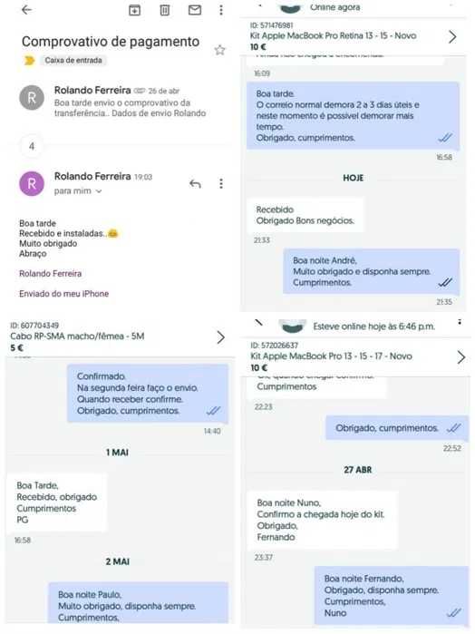 Pés/Borrachas Apple MacBook Pro 15 - 2016 a 2019 - Novos