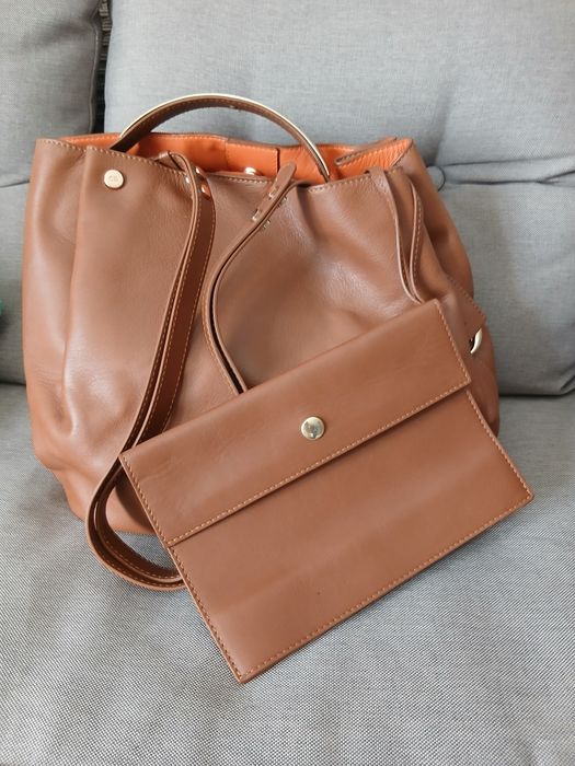 Шкіряна брендова сумка