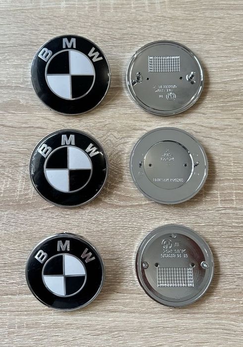 Simbolo emblema BMW para capo/mala - 82mm, 74mm