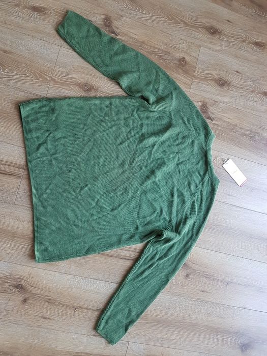 48 4XL s.Oliver red label sweter damski z dzianiny comfort zielony