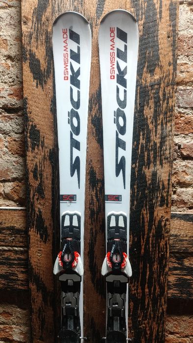 Narty zjazdowe Stockli Laser SC 156 cm z wiązaniami
