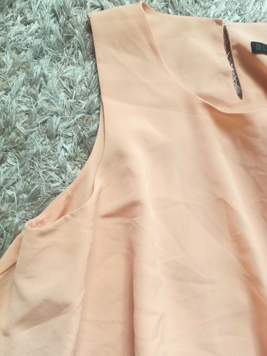 Bluzka damska top rozkloszowana Zara Basic rozmiar S