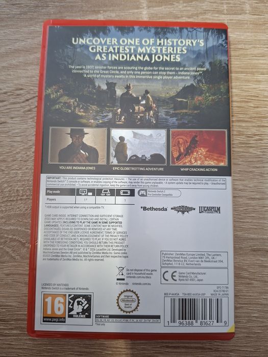 Indiana Jones Wielki Krąg NS2