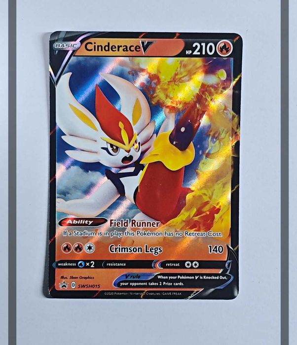 Cinderace V SWSH015 Promo Pokemon ENG-NM