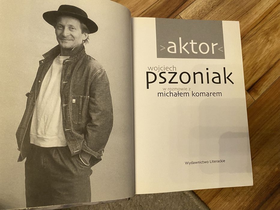Aktor Wojciech Pszoniak rozmowie Michałem Komarem