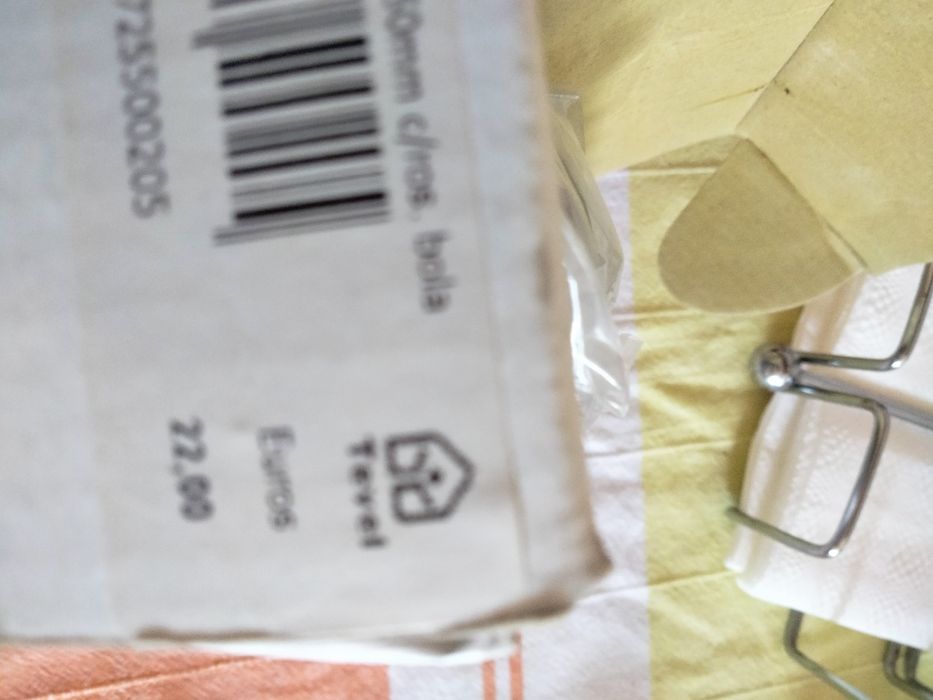 Par de puxador Tevel Novo e embalando. Ler descrição..