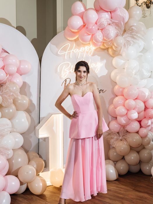 Сукня святкова рожева