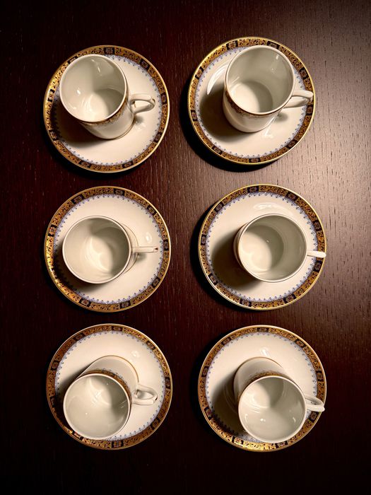 Vista Alegre 6 chávenas de café serviço Praga