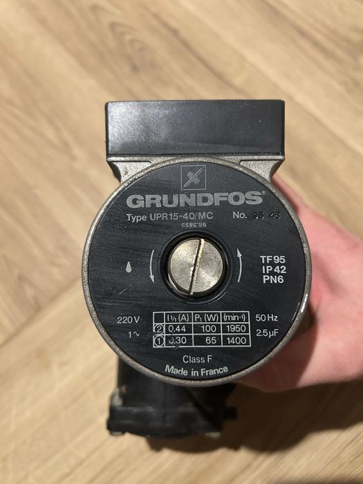 Pompa kotła gazowego GRUNDFOS TYPE UPR 15-40/MC
