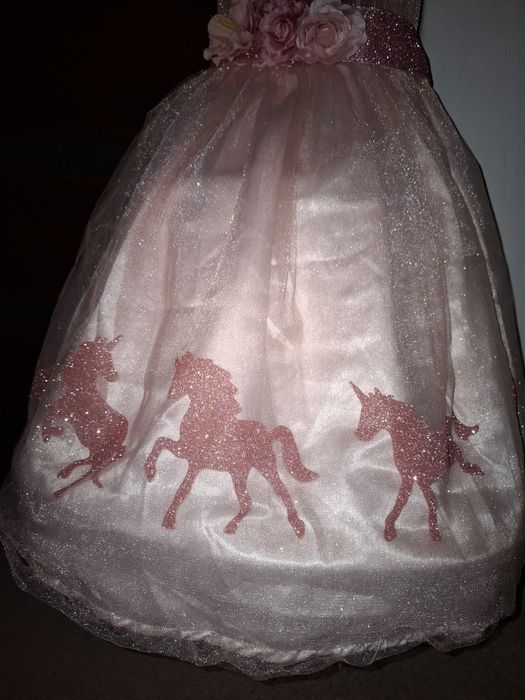 Suknia królewny + pantofelki (przebranie/strój)