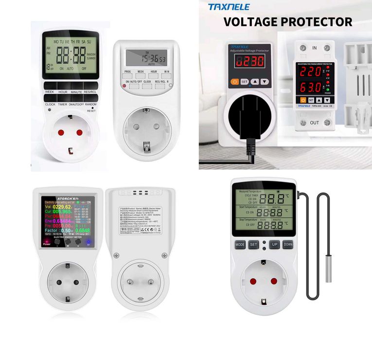 УМНЫЕ РОЗЕТКИ TUYA WI-FI SMART Ваттметр Термостат Барьер Таймер