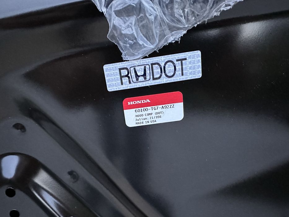 Капот хонда паспорт , пілот, ріджлайн оригінал