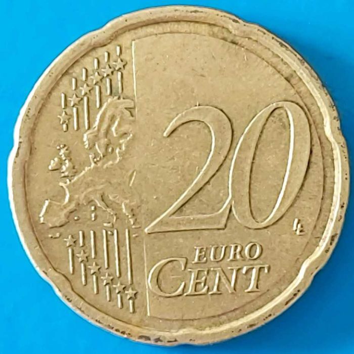 20 Cêntimos de 2008 do Chipre