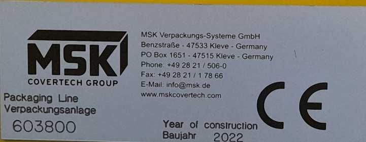 MSK 381 Schrink machine