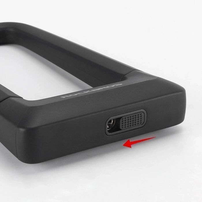Zapięcie rowerowe na kluczyk Rockbros RKS626 U-lock - czarne