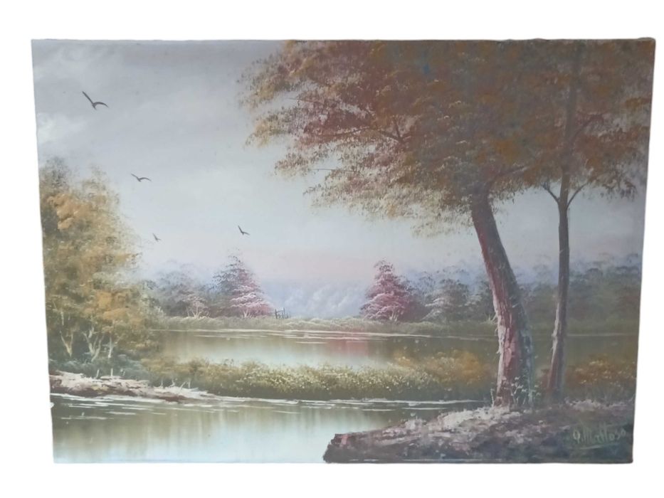 Pintura a óleo em tela