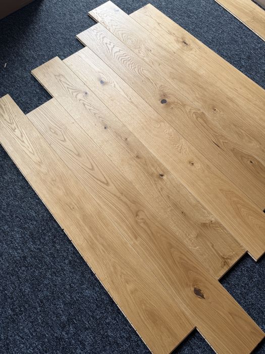 Podłoga dębowa deska 11x150x1200  Olej UV