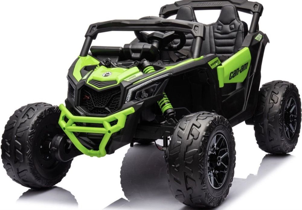 Дитячий електромобіль-баггі MAVERICK 4x4 (800W, 24V, EVA-колеса, шкіряне сидіння)