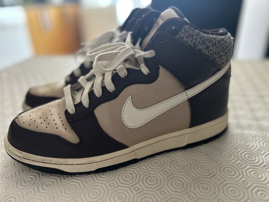 Nike Dunk High Premium SB “ Brown Tweed “ Raro de 2007 Edicao limitada