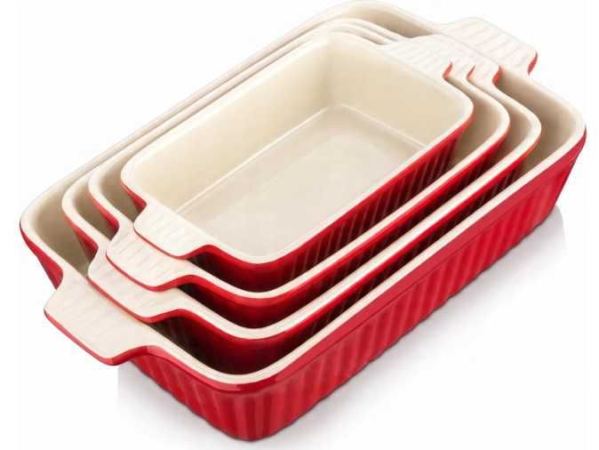 Zestaw naczyń żaroodpornych Malacasa 4 sztuki