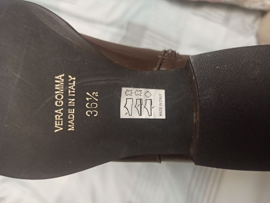 Фирменные кожаные сапоги!