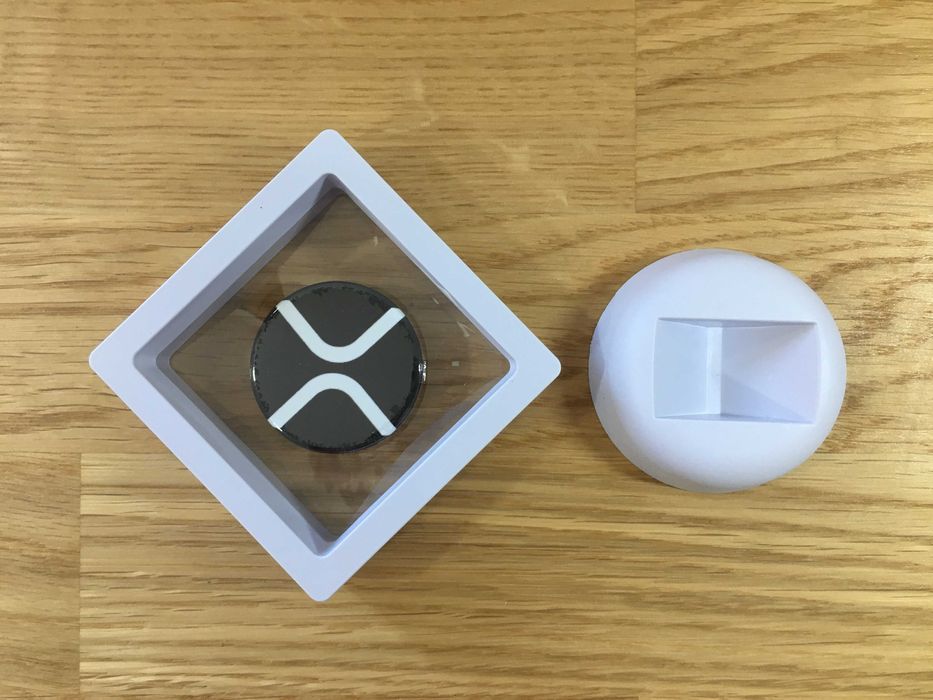 Display Cripto XRP 3D -7x7 - Peça decorativa para Setup Cripto