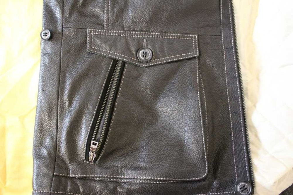 Куртка Franco di Marco, кожа, замша, европейская зима р. L-XL