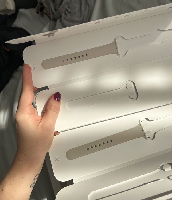 pasek do Apple Watch 41 MM beż Starlight Sport Band dwa paski nowe