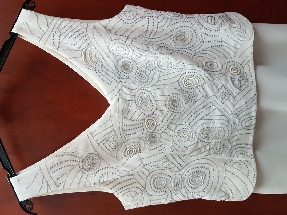 Elegancka sukienka wizytowa wesele ślub imrezy rozm 40