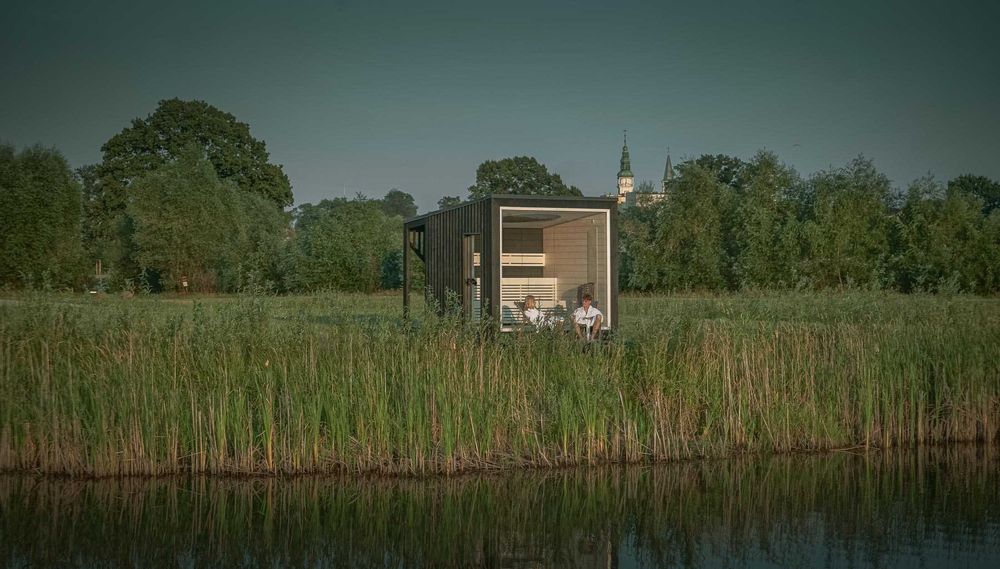 Sauna ogrodowa zewnętrzna