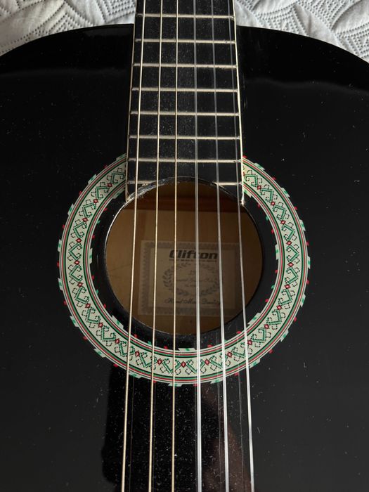 Guitarra Clássica Clifton 39" Preta