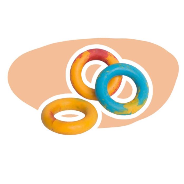 Sum Plast Ring zapachowy mały 10,6 cm Zabawka dla psa