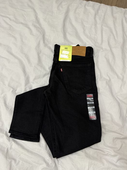 Чорні оригінальні чоловічі джинси Levi’s, розмір 32х36