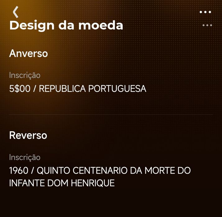 Moeda Portuguesa em Prata